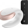 Парный вибратор Satisfyer Double Love с управлением через пульт и приложение