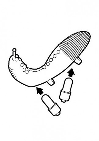 Универсальная вибро насадка на пенис или фаллоимитатор