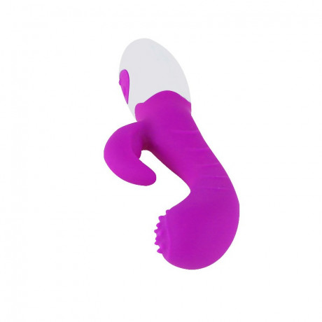 Женский вибратор с клиторальным стимулятором и переминанием Arthur