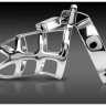Металлическая клетка на пенис с замком Metal Worx Cock Cage