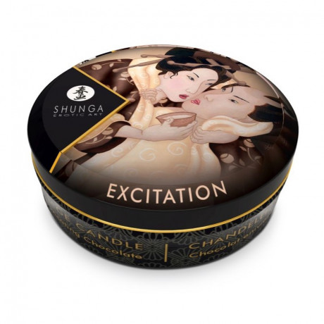 Массажное масло в виде свечи с ароматом шоколада excitation Chocolate