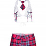 Сексуальный костюм школьницы в микро юбочке Alexis