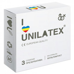 Ароматизированные презервативы из натурального латекса Unilatex Multifruit