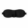 Черная маска на глаза закрытого типа для эротических ролевых игр Curvy Eyemask Ouch!