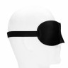 Черная маска на глаза закрытого типа для эротических ролевых игр Curvy Eyemask Ouch!