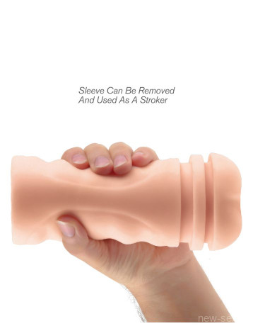 Вибромастурбатор-анус в мягкой тубе Mega Grip Vibrating Stroker Ass