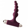 Рельефная анальная пробка-вибратор