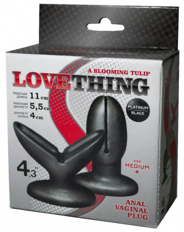 Анально-вагинальный плаг A blooming tulip