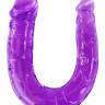 Двухголовый фиолетовый фаллоимитатор
