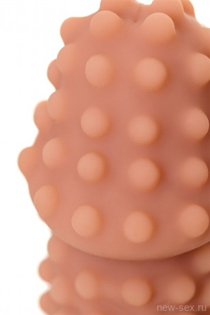 Телесная насадка на пенис с крупными бугорками Cock Sleeves