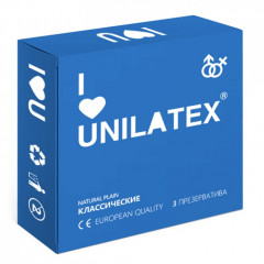 Классические гладкие презервативы Unilatex Natural Plain