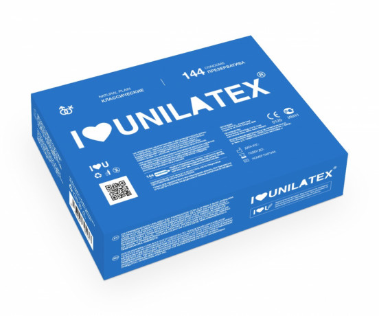 Классические гладкие презервативы Unilatex Natural Plain