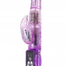 Влагостойкий многофункциональный фиолетовый вибратор High-Tech fantasy