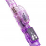 Влагостойкий многофункциональный фиолетовый вибратор High-Tech fantasy