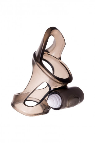 Эрекционное кольцо на пенис с подхватом мошонки и вибрацией XLover