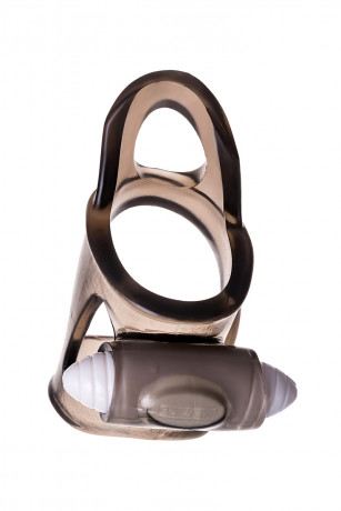 Эрекционное кольцо на пенис с подхватом мошонки и вибрацией XLover