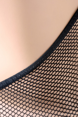 Костюм-сетка с кружевным воротником Trinity