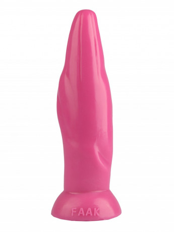 Анальная огромная пробка обтекаемой формы из эластомера