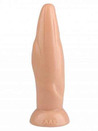 Анальная огромная пробка обтекаемой формы из эластомера