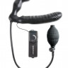 Женский страпон с ручным насосом Inflatable Vibrating Strapless Strap-On