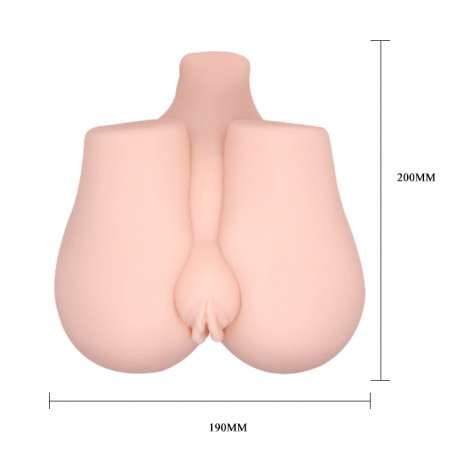 Мега мастурбатор полуторс вагина и анус с выносным пультом Baile