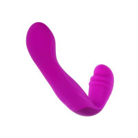 Перезаряжаемый безремневой страпон с вибрацией Beau