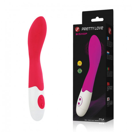 Гладкий вибратор для стимуляции точки G 30 режимов BISHOP