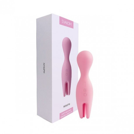 Вибростимулятор с игривыми подвижными тентаклями SVAKOM Nymph Soft Moving Finger Vibrator