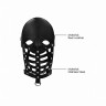 Полуоткрытая кожаная маска из высококачественной натуральной кожи Leather Male Mask