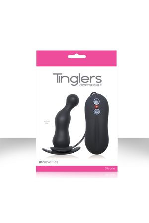 Анальная пробка Tinglers - Plug III с вибрацией