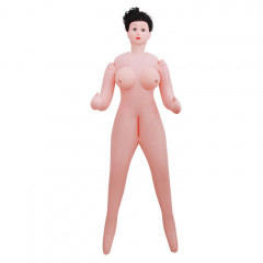 Надувная брюнетка с карими глазами