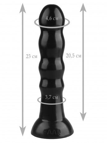 Втулка с рельефной поверхностью для анальной стимуляции