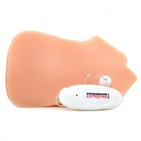 Double-D мастурбатор-торс вагина и анус, с вибрацией