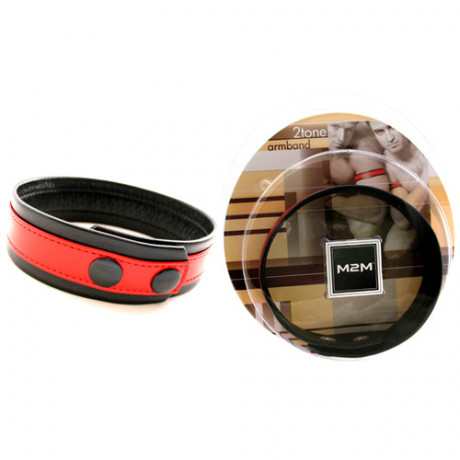 Браслет на бицепс из кожи