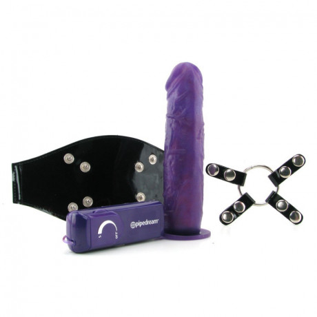 Вибратор-страпон THIGH STRAP ON с креплением на ногу