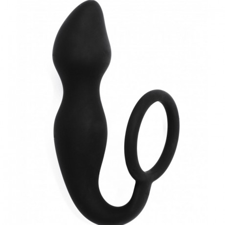 Пробка для стимуляции простаты с эрекционным кольцом Spice it up Sensation