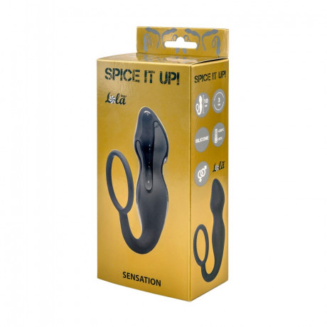 Пробка для стимуляции простаты с эрекционным кольцом Spice it up Sensation