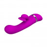Женский вибратор с клиторальной мини помпой BERT