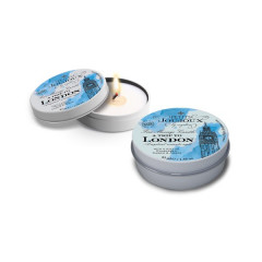 Массажное масло в виде свечи с ароматом черной смородины и амбры Petits JouJoux a Trip to London