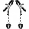 Зажимы на соски с подвесками-замок сердечко Charmed Heart Padlock Nipple Clamps