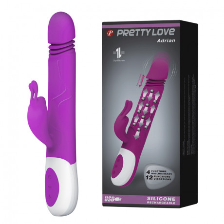 Вибромассажер ADRIAN с клиторальным стимулятором