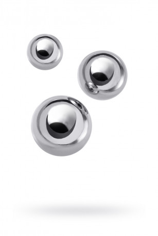 Набор металлических вагинальных шариков разного веса Metal by TOYFA