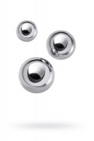 Набор металлических вагинальных шариков разного веса Metal by TOYFA