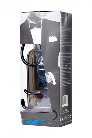 Вакуумная помпа для пениса дымчатого цвета с механическим насосом Expert