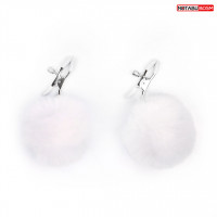 Оригинальные зажимы для сосков с милым пушком