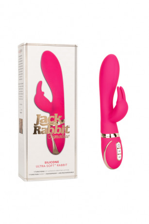 Ультра мягкий вибромассажер кролик из двойного силикона Jack Rabbit Ultra-Soft Rabbit