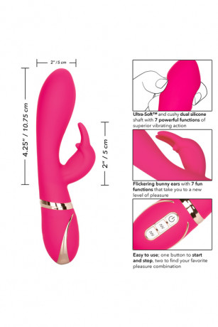 Ультра мягкий вибромассажер кролик из двойного силикона Jack Rabbit Ultra-Soft Rabbit
