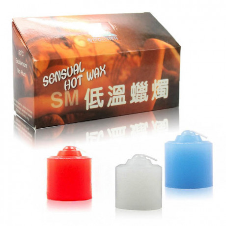 Набор свечей с низкой температурой плавления воска