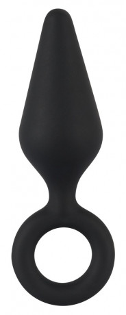 Анальный плаг с ограничителем кольцом Soft Touch Plug S