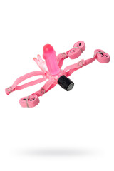 Водонепроницаемый поясной вибратор с отростком для стимуляции клитора TOYFA